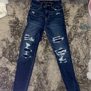 denim blue American Eagle jeans